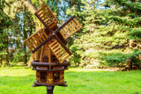 TRADITIONAL GARDEN WOODEN WINDMILL