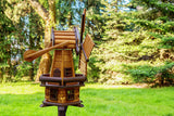 TRADITIONAL GARDEN WOODEN WINDMILL