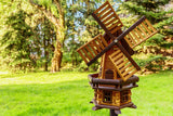 TRADITIONAL GARDEN WOODEN WINDMILL