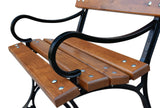 Garden Round Table Set Plus Four Armchairs