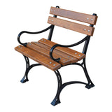 Garden Table Set, Two Armchairs and Two Benches