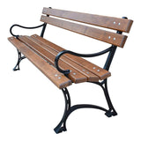 Garden Table Set, Two Armchairs and Two Benches