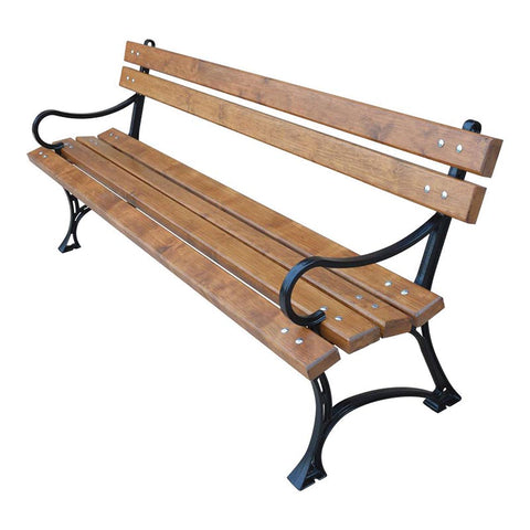 New outdoor wooden garden bench, solid wood garden bench.