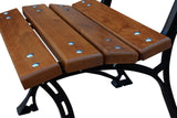 Garden Round Table Set Plus Four Armchairs