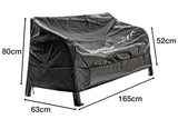 3-Seater Deep Lounge Sofa Outdoor Patio Furniture Cover Waterproof
