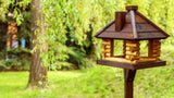 ROBIN TRADITIONAL BIRD TABLE FEEDER (DARK)