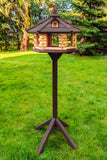 SWALLOW Exclusive WOODEN BIRD FEEDER (DARK)
