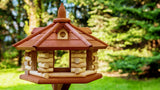 SISKIN Exclusive WOODEN BIRD FEEDER