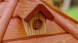 SISKIN Exclusive WOODEN BIRD FEEDER