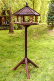 BLACKBIRD EXCLUSIVE LARGE WOODEN BIRD TABLE (dark)