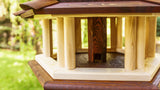NIGHTINGALE EXCLUSIVE 3X LARGE WOODEN BIRD TABLE (DARK)