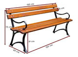 Wooden Garden Bench: A beautiful seating bench for the outdoor area of your patio or garden.